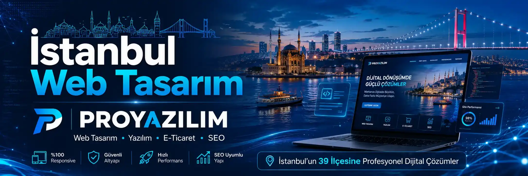 İstanbul Web Tasarım ve Yazılım Şirketi | PROYAZILIM